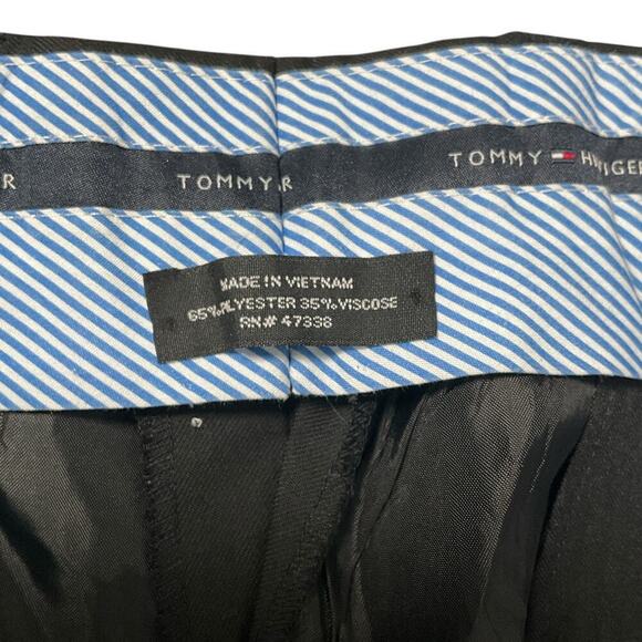 Tommy Hilfiger Size 34 Mens Dress Pants Black Great Condition Work Wear - Picture 9 of 9